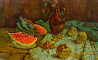 Today's Art Print: Still life with water-melon'