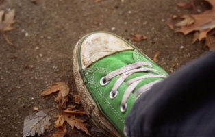 ode to my green converse