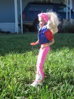 Barbie Walks Dog