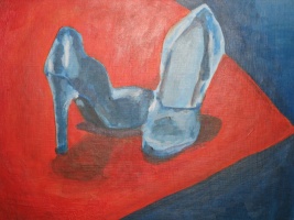 BLue High Heels