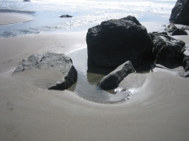 Three Rocks and a Pool