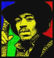 JIMI HENDRIX-abstract