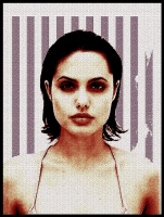 angelina jolie-stripes