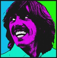 GEORGE HARRISON-BEATLES COLOURED