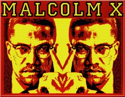 Malcolm X-MIRRORED GOLD