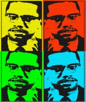 MALCOLM X-ORATOR COLOURS