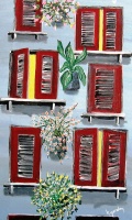 RED SHUTTERS