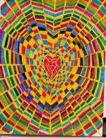 Today's Art Print: mosaic heart'
