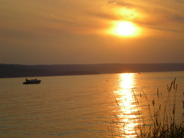 Sunset over Myers point