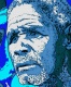 Title: African-Man Blue