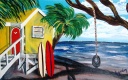 Title: YELLOW BEACH SHACK II